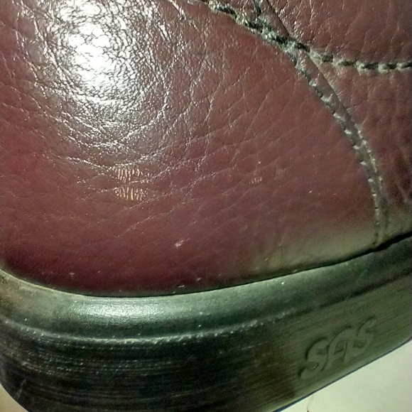 SAS Bout Time Cordovan Burgundy Lace Up Walking Shoes Men's sz 13S. - Picture 12 of 12